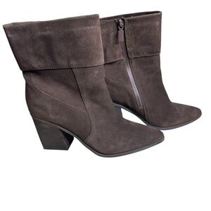 Blondo Women’s Selina Brown Suede Leather Waterproof Boots. Size 11